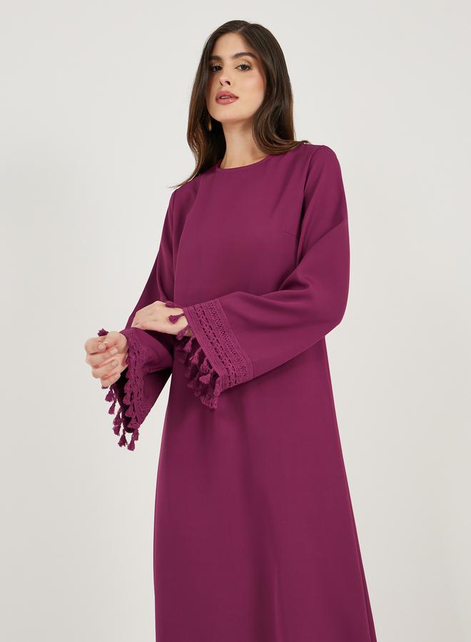 Styli Tasseled Sleeve Maxi Dress  - Image 3