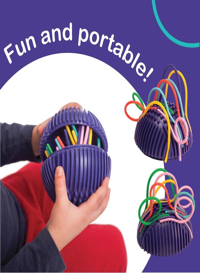 Goliath WOWBBLE Sensory Activity Ball Sensory Fidget Toys for Kids & Adults with 24 Strings | ADHD Calming Focus Stress Relief Toy | Travel-Friendly | Ages 3+ - Image 4