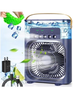 Generic Portable Mist Sprinkler Fan With 5 Water Outputs And 3 Speeds And 7 Different LEDs Light Colours 600ml Capacity  - Image 2
