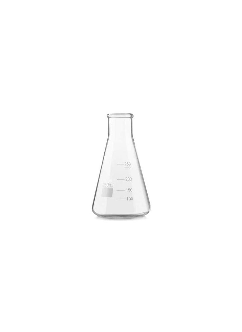 Atlasware RAWAL'S Conical Flask Borosilicate Glass 3.3 (250 ml (Set of 6))  - Image 3