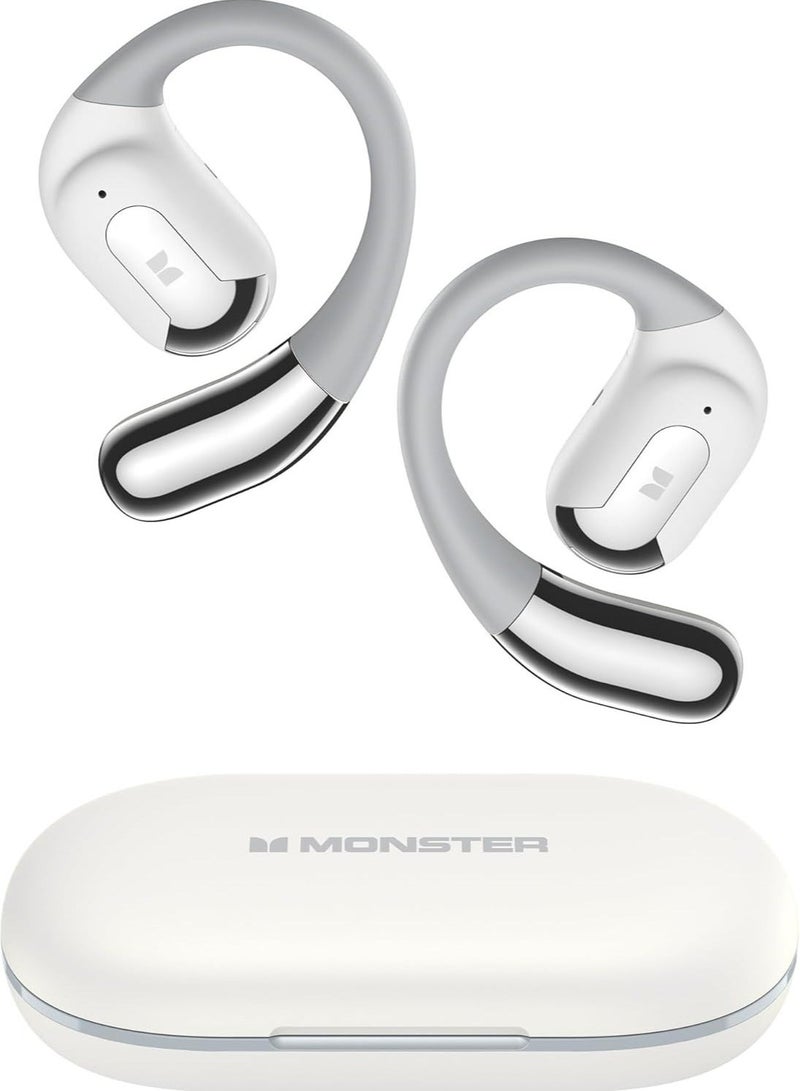 Monster Open Ear AC317 Air Conduction Bluetooth Headphones Wireless Sports Earbuds with HD Sound, Built-in Microphone & Long Battery Life - Image 1