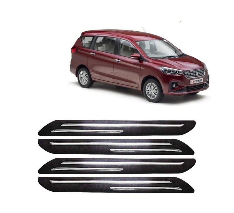 Car Bumper Guard for Maruti Ertiga (New-2018 Onwards) - (Chrome Strip)