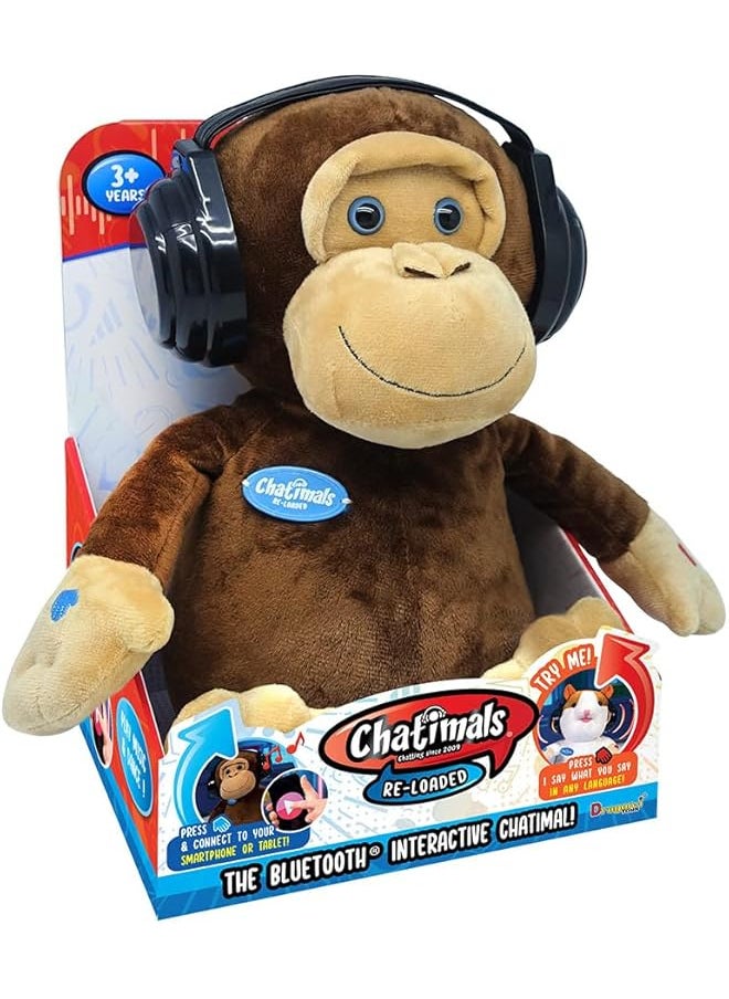 Dragon iToys Re Loaded Monkey Bluetooth Interactive Dancing Talkback Soft Toys For Kids 3 Plus Years  - Image 1