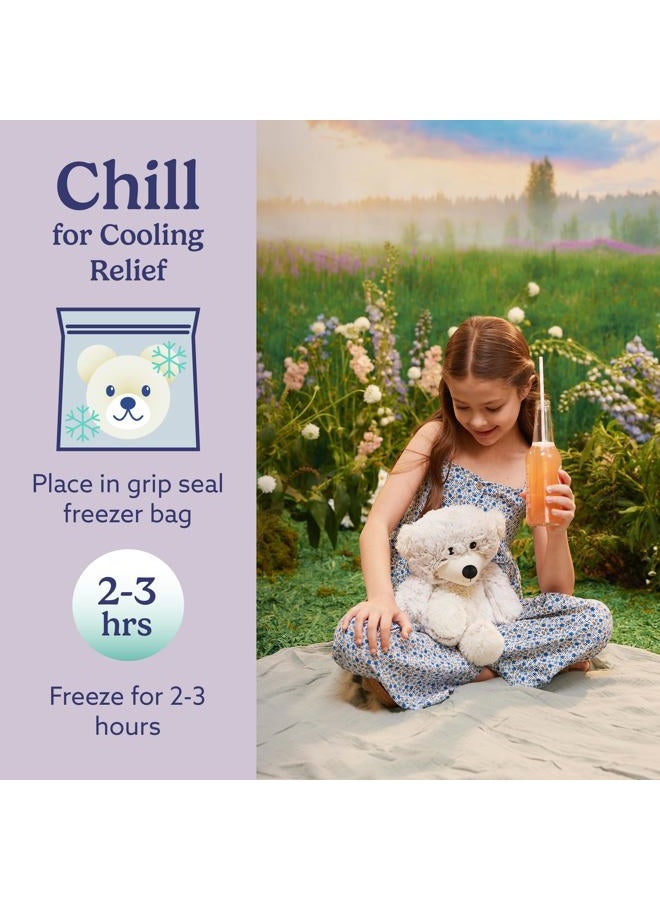 Warmies microwavable French Lavender Scented Blue Marshmallow Bear - Image 5