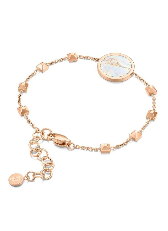 POLICE Bahia Bracelet For Women Rose Gold Plated