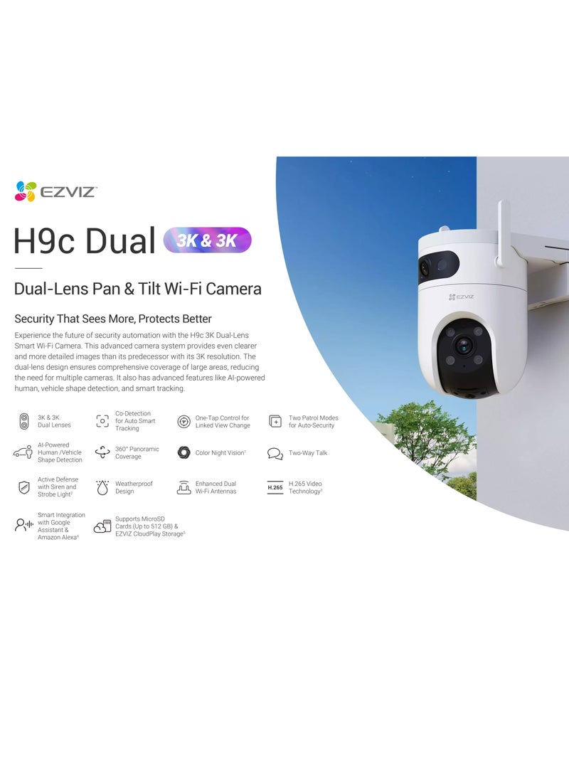 EZVIZ H9C Dual Lens 3K - Image 2