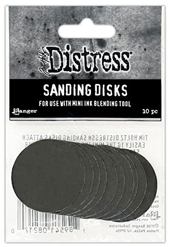 Ranger Tim Holtz Distress Sanding Disks for IBT 10 Pieces - Image 3