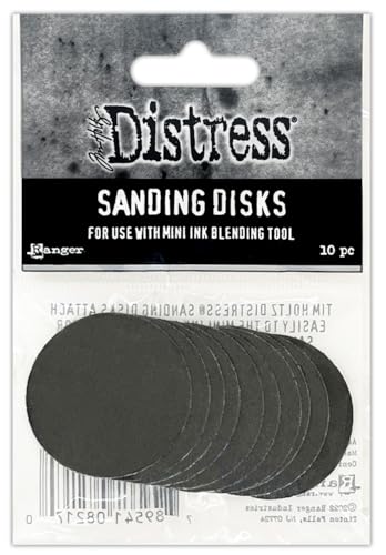 Ranger Tim Holtz Distress Sanding Disks for IBT 10 Pieces - Image 1