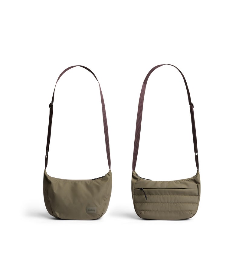 BELLROY حقيبة بيلروي لينوي كريسنت (حقيبة كروس بودي صغيرة بسعة 2.5 لتر للاستخدام اليومي مع العديد من الجيوب وحزام قابل للتعديل) - لون الطحالب البحرية - Image 3