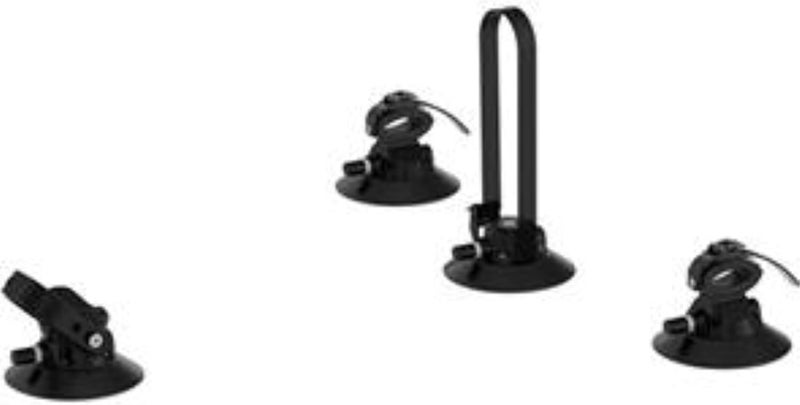 Fovno Rack Axle Adaptors - 20 mm x 110 mm Boost Conversion for Fork Mount Bike Racks - Aluminum Alloy, Black - Image 1