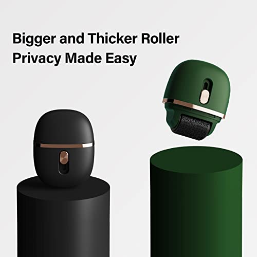 Lomil Identity Theft Protection Roller Stamps 2 Pack - Confidential Roller Stamp with 4 Refills - Wide Address Blocker Stamp for ID Blockout, Privacy & Security(Black+Green) - Image 2
