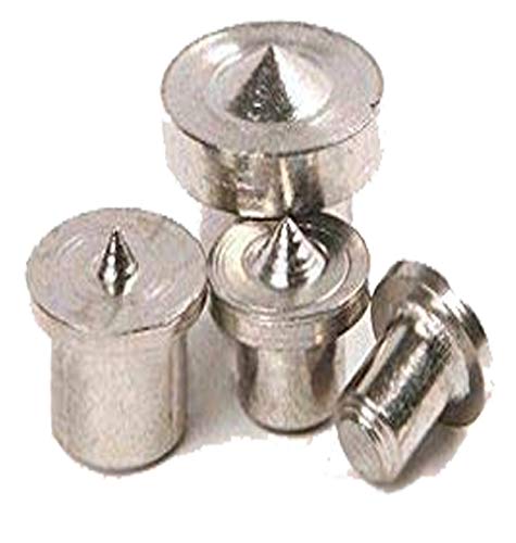 DIY Crafts Diy Crafts Pin Wood Dowel 612 Tenon Cylindrical Portion6mm 8mm 10mm 12mm Each Size 14 516 38 and 12 Inch Pack 4 Piece Silver  - Image 1