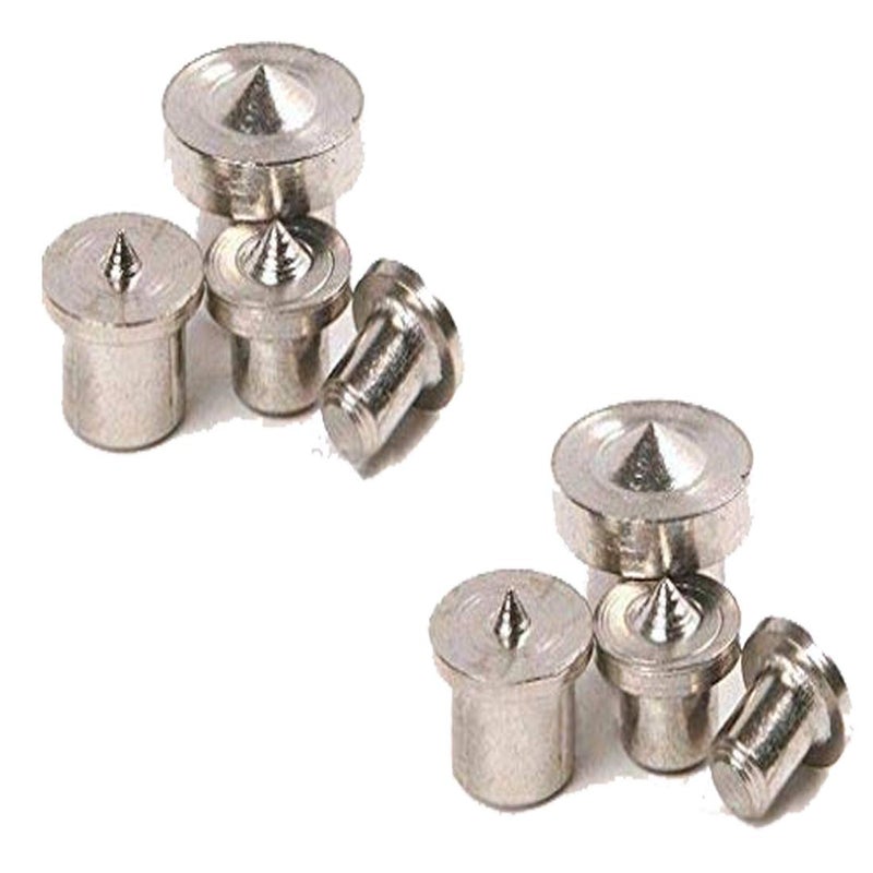 DIY Crafts Diy Crafts Pin Wood Dowel 612 Tenon Cylindrical Portion6mm 8mm 10mm 12mm Each Size 14 516 38 and 12 Inch Pack 4 Piece Silver  - Image 2
