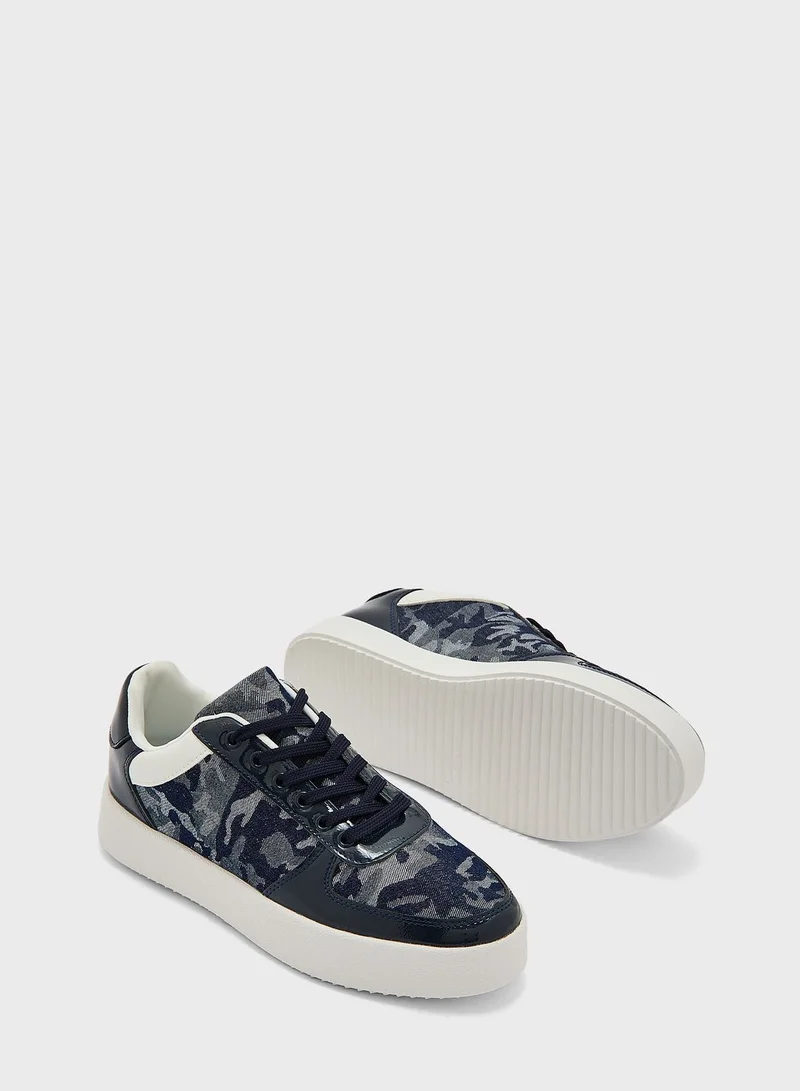Ginger Denim Lace Up Sneaker