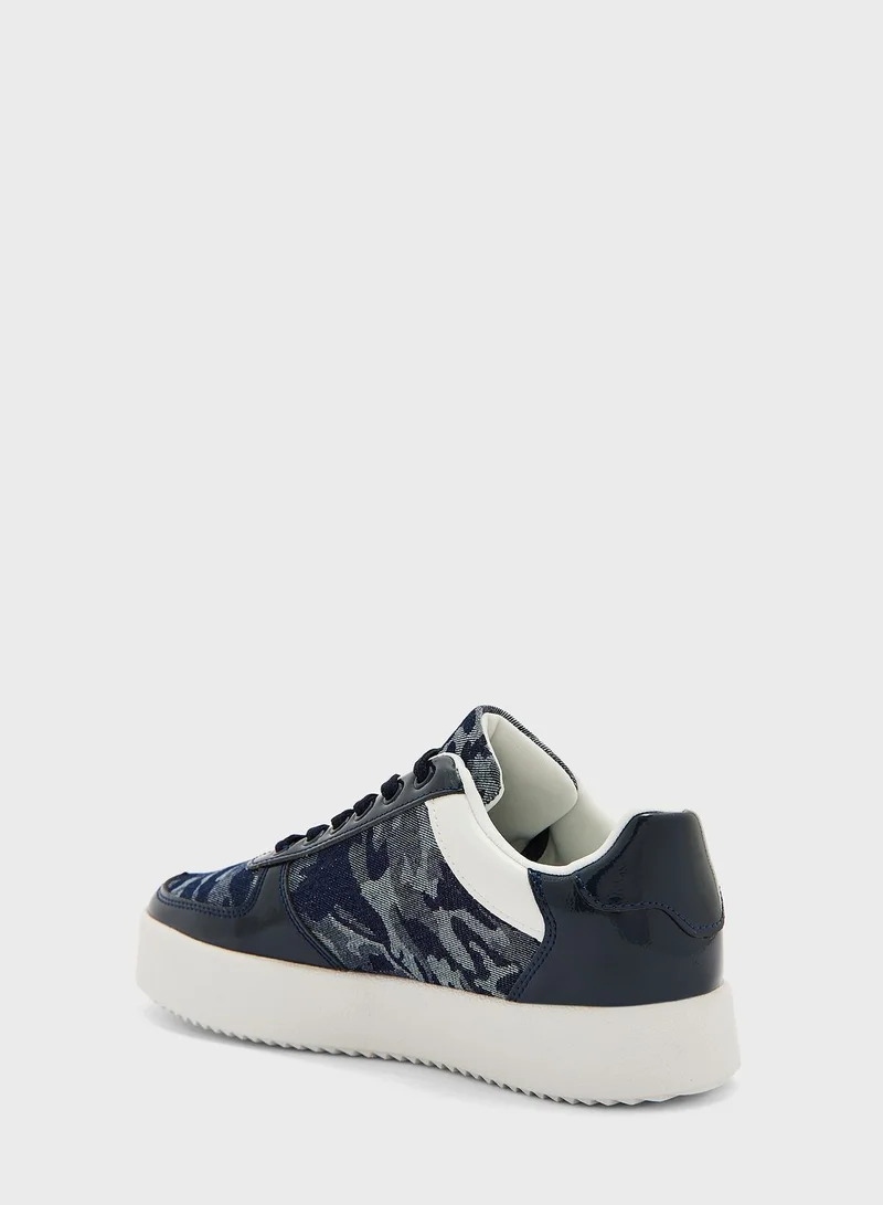 Ginger Denim Lace Up Sneaker