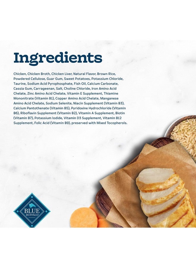 Blue Buffalo Tastefuls Wet Cat Food Paté For Mature Cats, Made With Natural Ingredients | Chicken Entrée, 3Oz. Can (24 Count) - Image 5