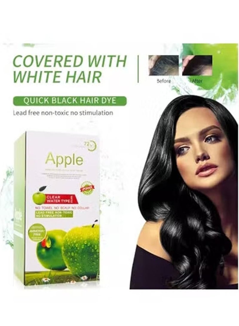 BEAUTY AMBITION Apple Ammonia Free Black Hair Color Cream 1000ml  - Image 1
