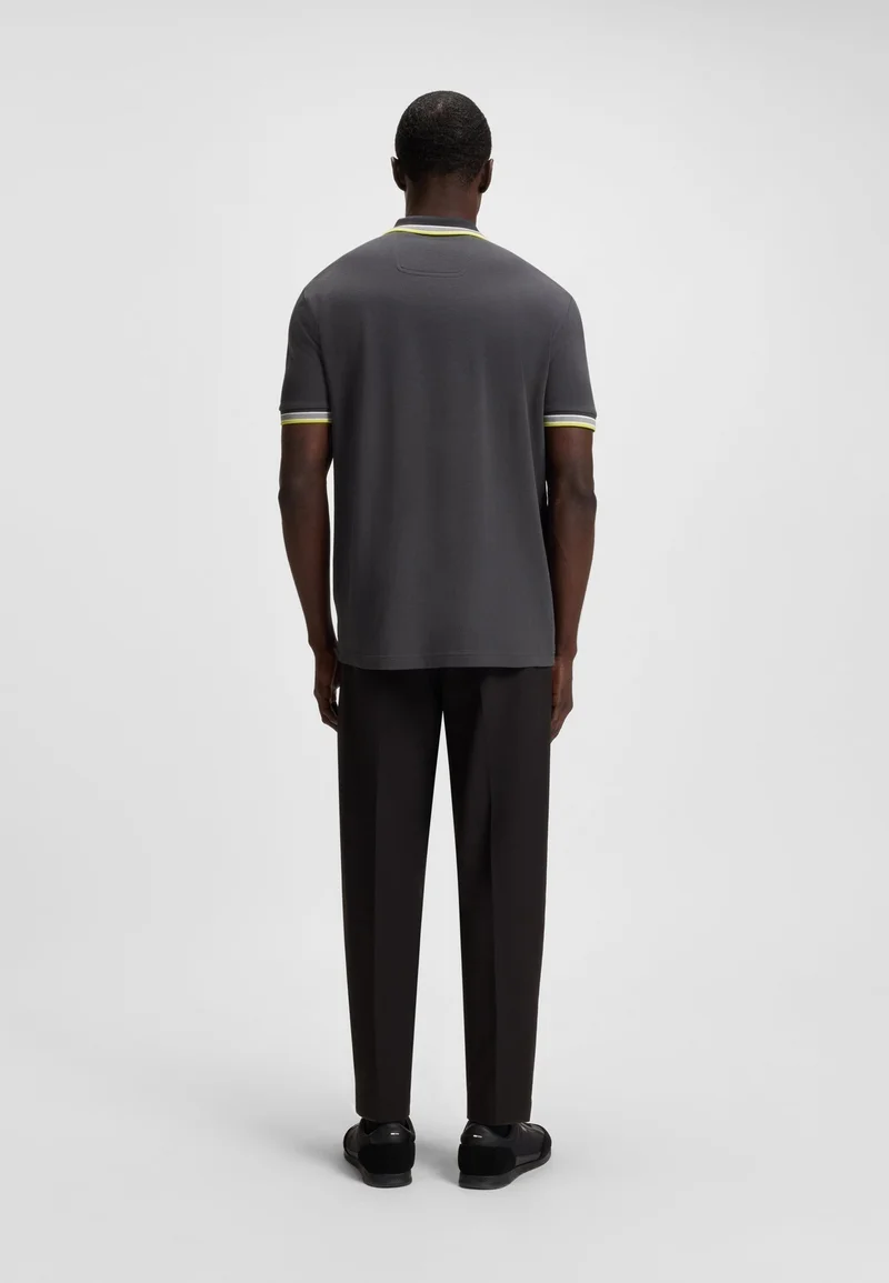 BOSS Paddy polo shirt in cotton piqué with logo undercollar