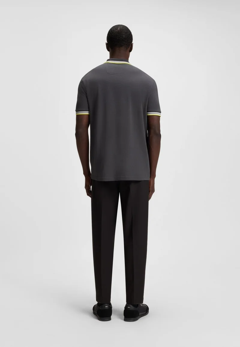 BOSS Paddy polo shirt in cotton piqué with logo undercollar