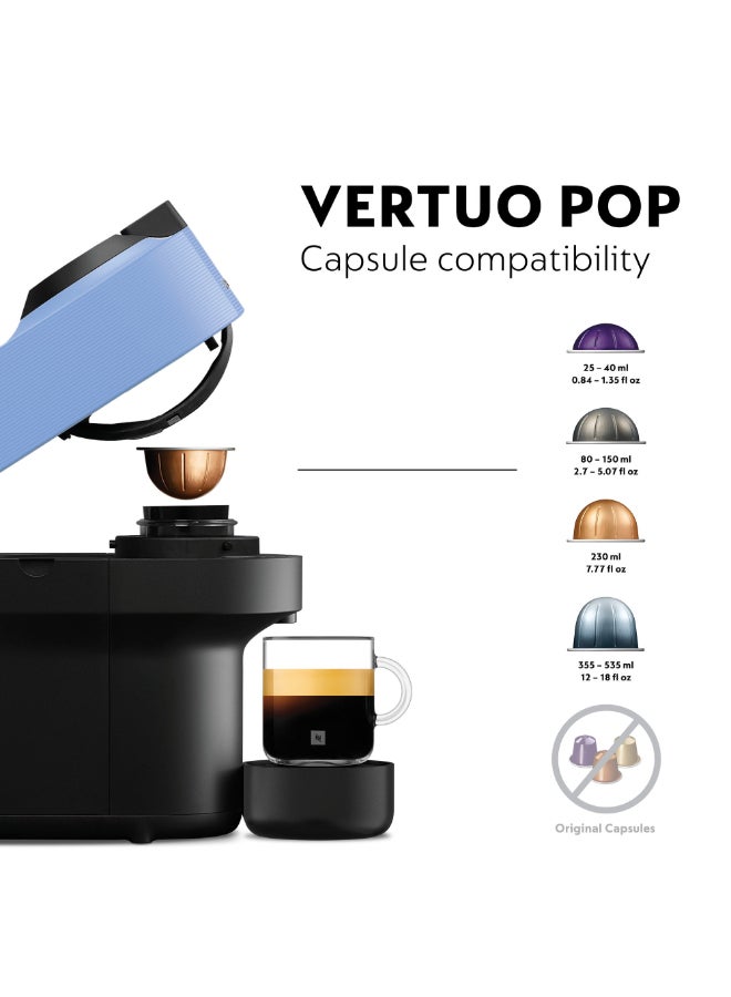 Nespresso Vertuo Pop (Middle East Version) 750 ml 1500 W GDV2-GB-BL-NE Blue - Image 4