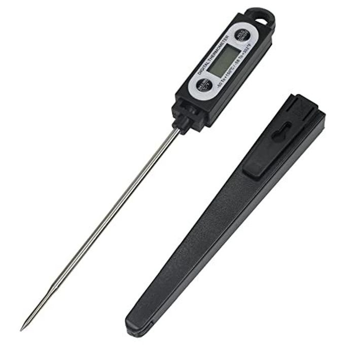 Chef Craft Select Instant Read Thermometer, 10 inch, Black - Image 1