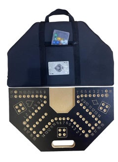 Jackaroo A strong wooden jackaroo game for strategic planning, 6 players, with a luxury bag, 45 x 55 cm, numbered  - Image 1