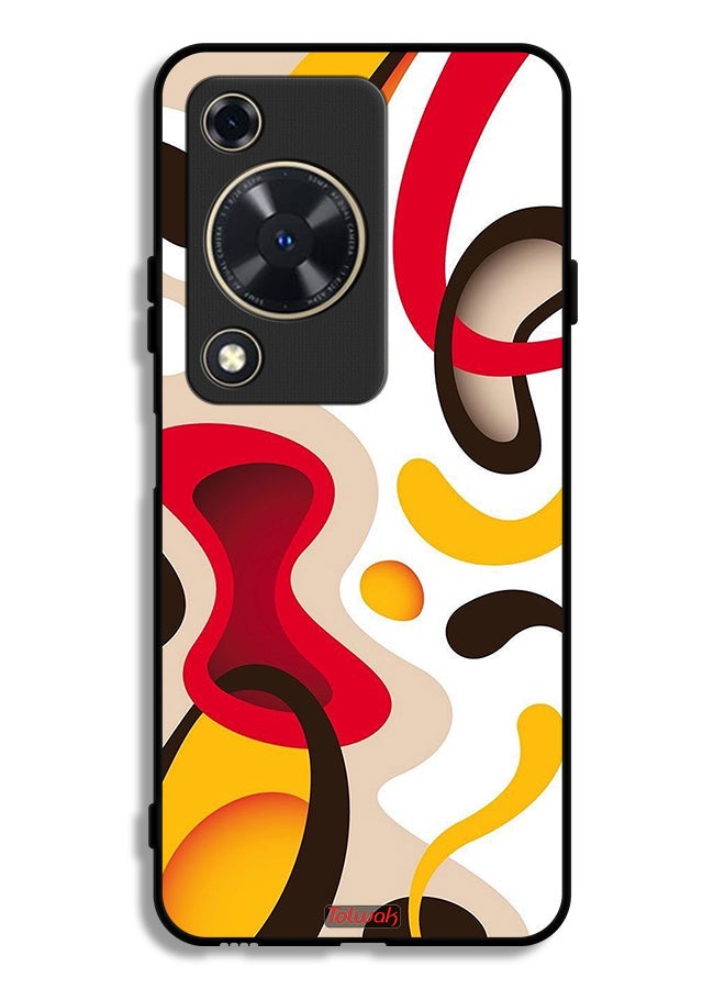 Tolwak Huawei Nova Y72S Protective Case Cover Pattern