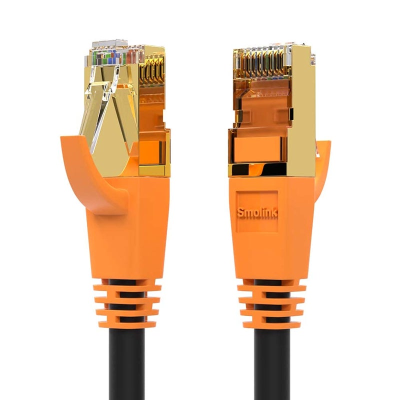 Smolink Cat 8 Ethernet Cable, 1.5Ft 3Ft 6Ft 10Ft 15Ft 20Ft 30Ft 35Ft 50Ft 100Ft Heavy Duty High Speed Internet Network Cable, Professional LAN Cable Shielded in Wall, Indoor&Outdoor - Image 1