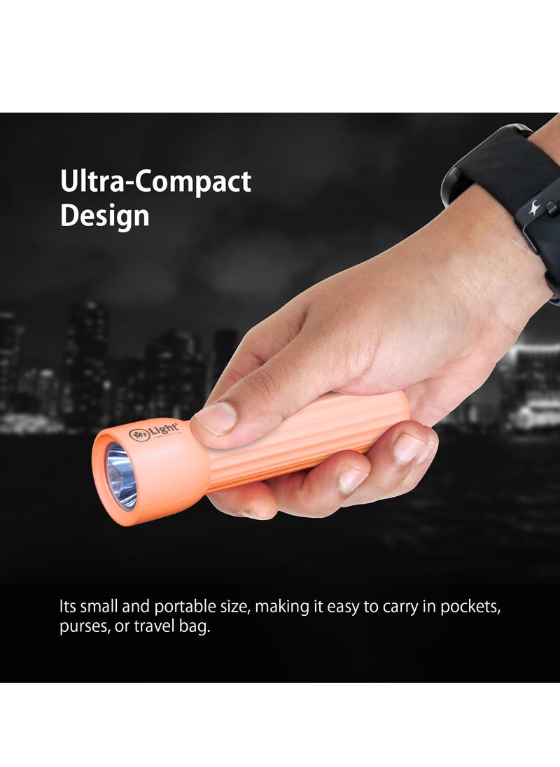 Mr. Light - Ultra Bright Rechargeable LED Torch Flashlight Small Size And Long Working Time Compact Handheld Torchlight for Camping Hiking and Emergencies - Image 1