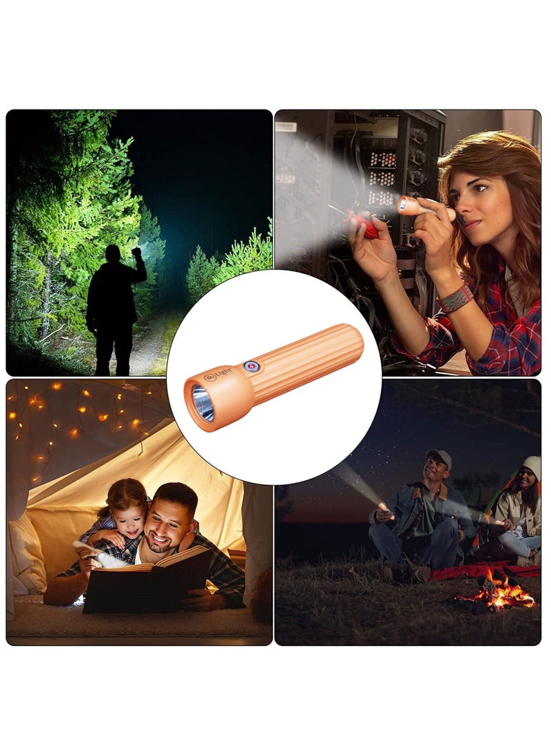 Mr. Light - Ultra Bright Rechargeable LED Torch Flashlight Small Size And Long Working Time Compact Handheld Torchlight for Camping Hiking and Emergencies - Image 1