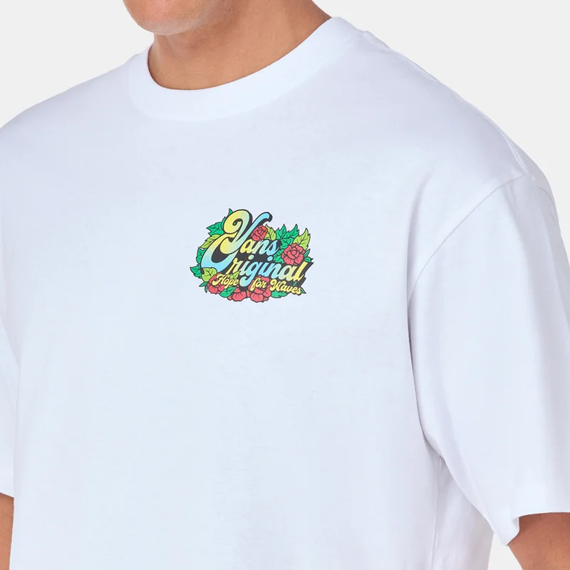 VANS White Men's Hope For Waves T-Shirt for Men | Best Price UAE