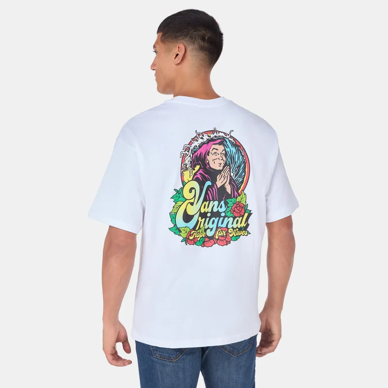 VANS White Men's Hope For Waves T-Shirt for Men | Best Price UAE