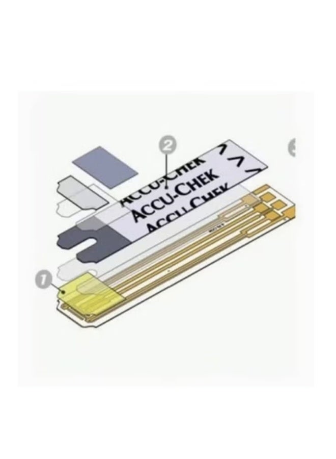 AccuChek Accu-Chek Performa Blood Glucose Test Strips Pack of 2 | Accurate Sugar Testing - Image 2