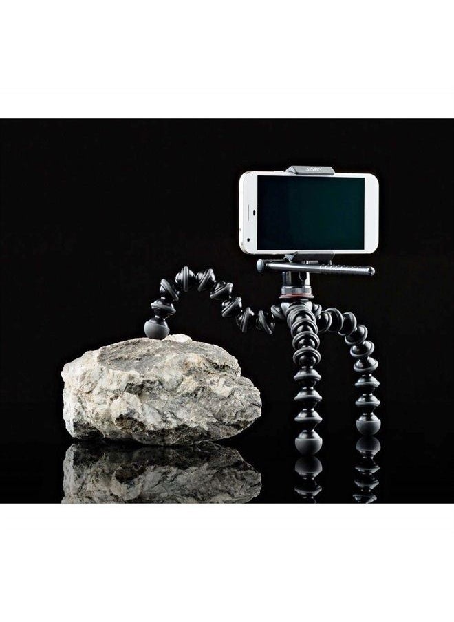 JOBY - GripTight PRO Video GorillaPod Stand: Pan & Tilt Video Tripod Head and GorillaPod for Smartphones from iPhone SE to iPhone 8 Plus, Google Pixel, Samsung Galaxy S8 and More - Image 1