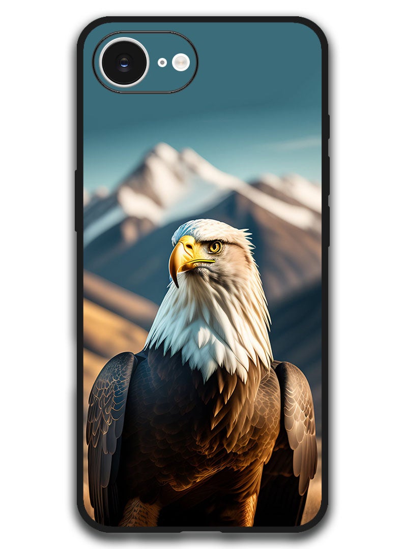 Theodor Case Compatible with Apple iPhone 16e 6.1 Inch Protection Shockproof Bumper Cover - Eagle 1 - Image 1