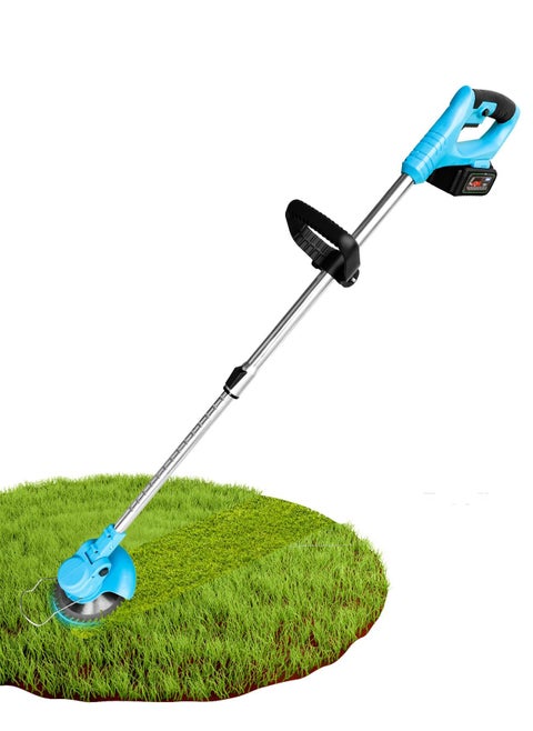 Battery Powered String Trimmer with Batteries and Charger All in One Electric Grass Cutter Lawn Mower Edger Tool and Grass Wacker