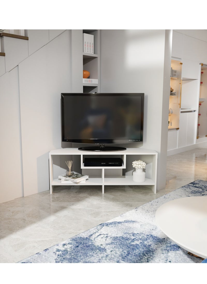 Decorotika Maldiv 120 cm Corner TV Unit for TVs up to 55"  - Image 1