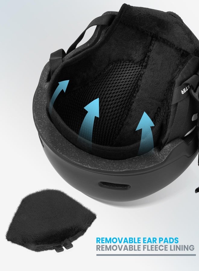 اوت دور ماستر طقم تزلج للأطفال من OutdoorMaster، غلاف متين من البولي كربونات وبطانة من رغوة البوليسترين الموسع، خوذة ثلجية مزودة بـ 12 فتحة تهوية، قابلة للتعديل، معتمدة للسلامة للأولاد والبنات - Image 5