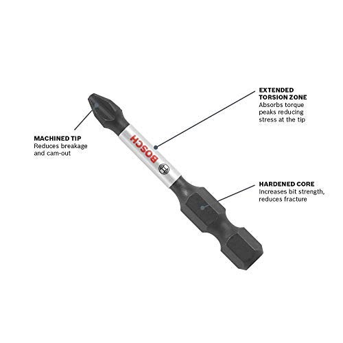 BOSCH ITPH26B 10Pack 6 In Phillips 2 Impact Tough Screwdriving Power Bits - Image 3