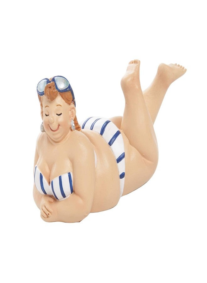 Beachcombers SS-BCS-20412 Resin Beach Lady on Tummy - Image 1