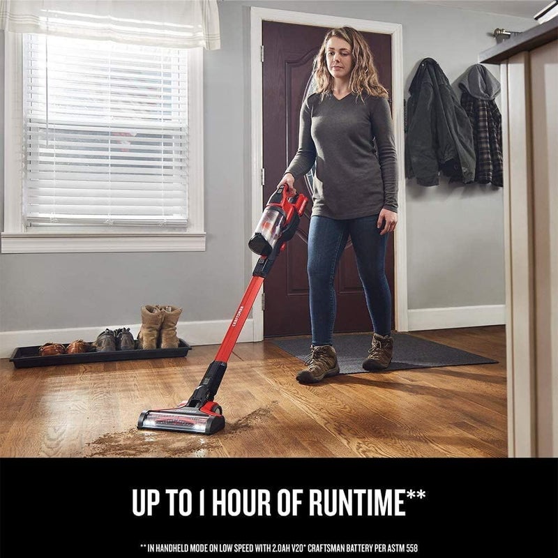 CRAFTSMAN CRAFTSMAN V20 Cordless Stick Vacuum Kit Removable Battery Included CMCVS001D1  - Image 4