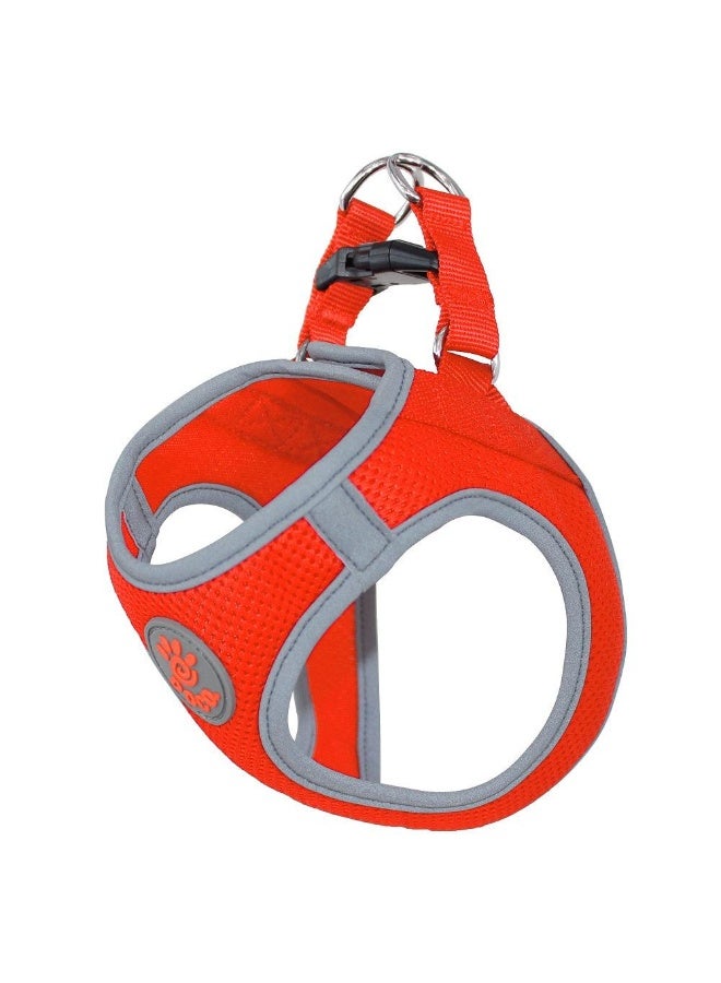 DOCO® Athletica QUICK FIT Reflective Harness XXX.Small-24-28cm / 0.5-0.9kg-Safety Orange - Image 1