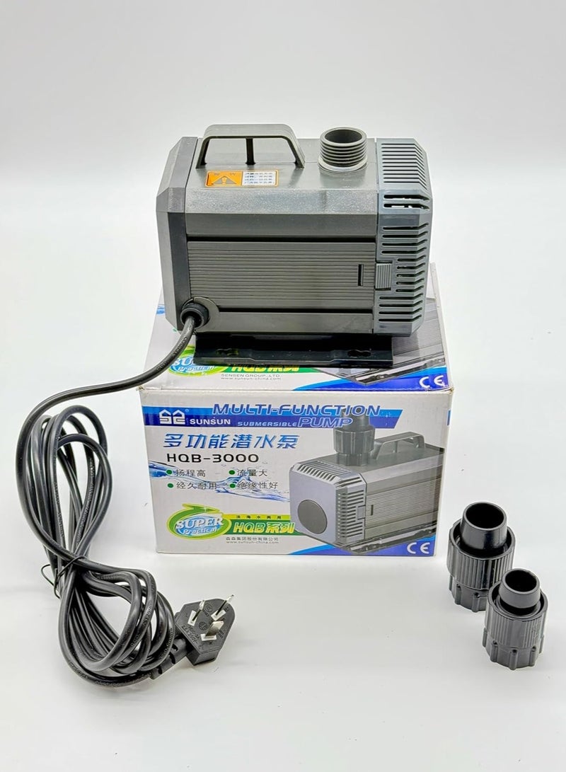 Water Submersible Pump HQB 3000, 2500 LPH, 60W 