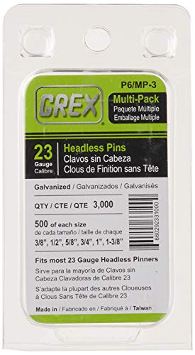 GREX P6/MP-3 23 Gauge Multi-Pack Headless Pins (3,000 per box) - Image 2