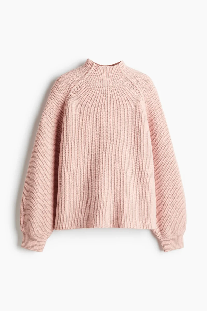 H&M Rib-Knit Turtleneck Jumper