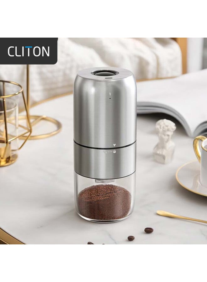 Cliton Electric Coffee Grinder, Hand-cranked Coffee Bean Grinder, Portable Pour-over Coffee Maker, Automatic Grinding Machine - Image 1