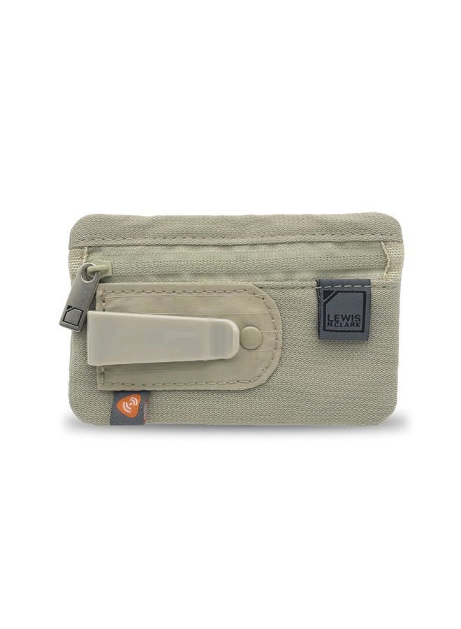 Lewis N. Clark Rfid Hidden Clip Stash Money Belt Travel Pouch + Credit Card/Id Holder For Women & Men - Image 1