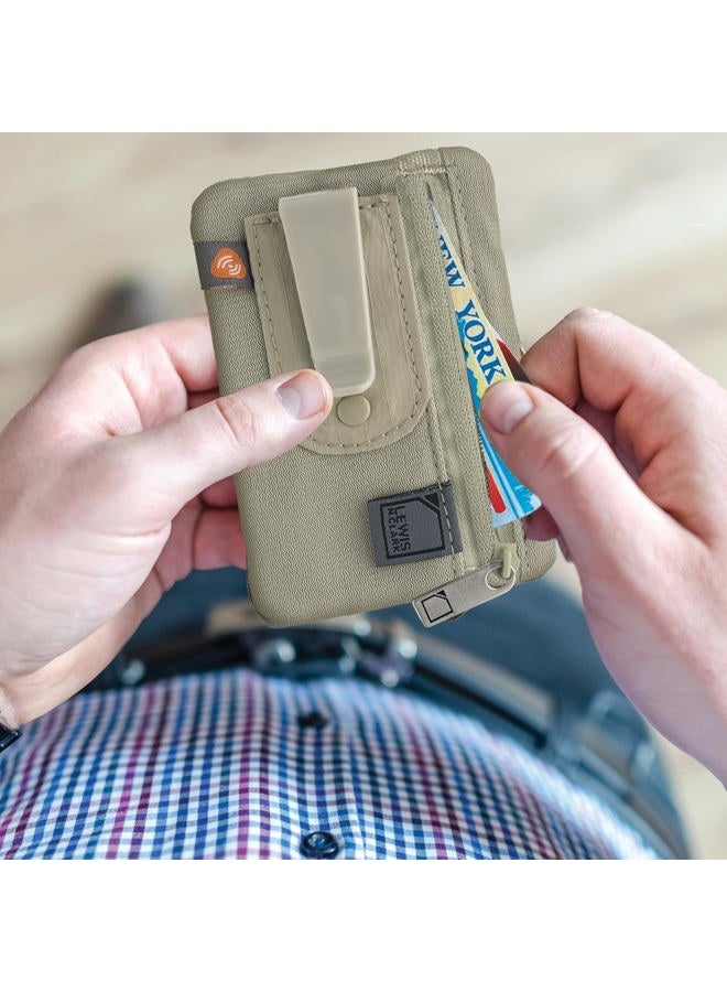 Lewis N. Clark Rfid Hidden Clip Stash Money Belt Travel Pouch + Credit Card/Id Holder For Women & Men - Image 2