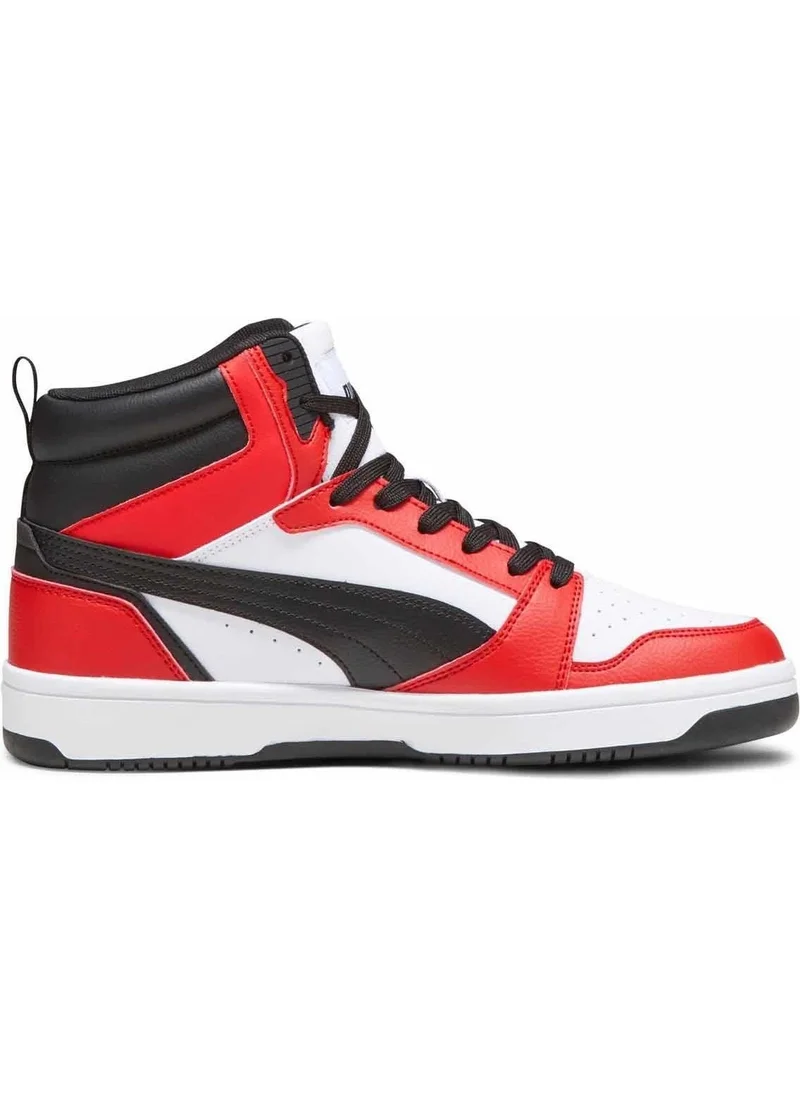 PUMA Rebound V6 Unisex Casual Sports Shoes 392326-04 Black-Red