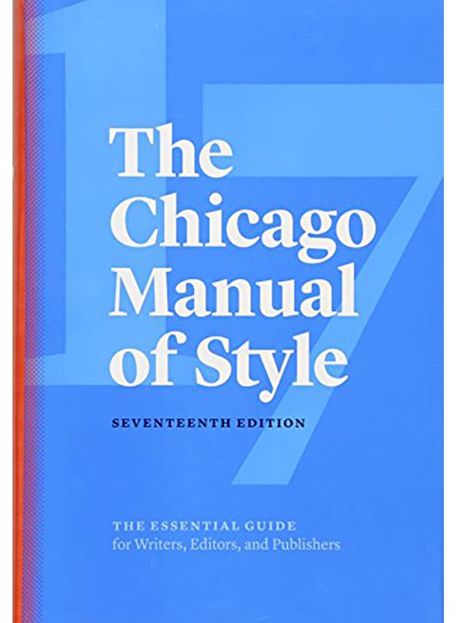 The Chicago Manual of Style, 17th Edition